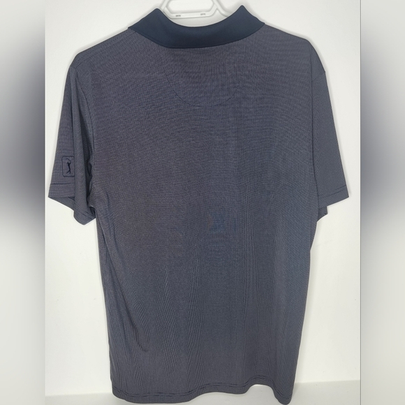 PGA TOUR men's polo shirt, blueish/purple size Medium - Picture 4 of 7